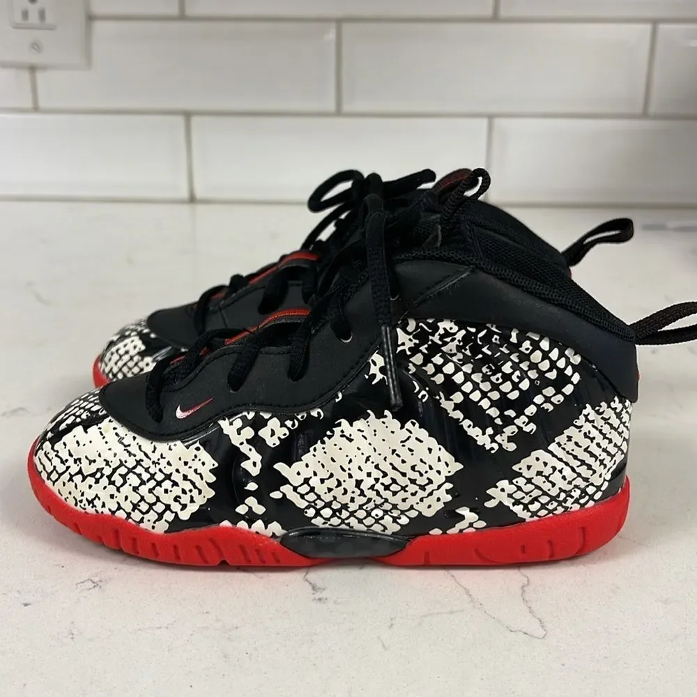 Nike Little Posite One 'Albino Snakeskin' 723947-104 (TD) 9C